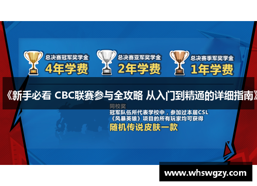 《新手必看 CBC联赛参与全攻略 从入门到精通的详细指南》