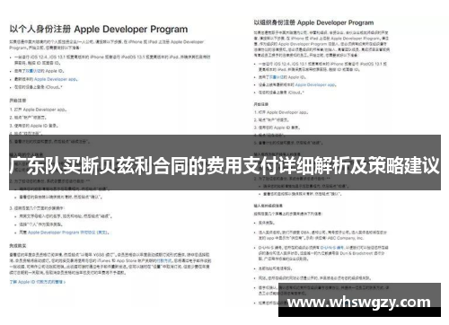 广东队买断贝兹利合同的费用支付详细解析及策略建议